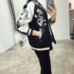 veste femme bomber avec imprimé floral