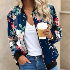 bomber fleuri design