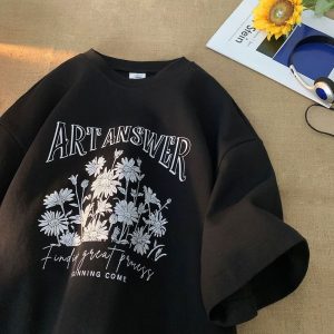 t-shirt fleur premium cartoon