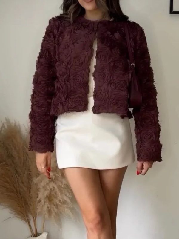 manteau fleuri tendance