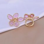 accessoire de mode bague fleur