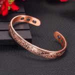 accessoire de mode bracelet fleur magnétique