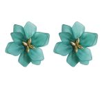 accessoire floral boucle d'oreille
