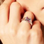 bague bohème en argent