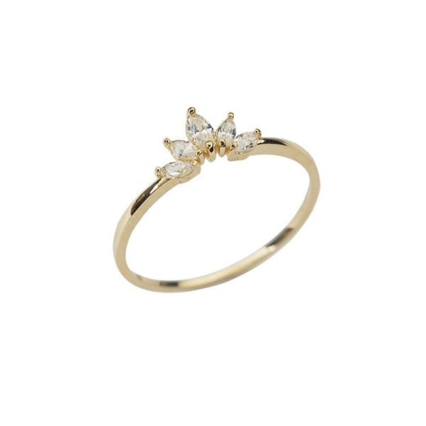 Bague Fleur Couronne (Argent)