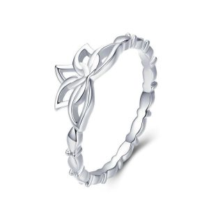 Bague Fleur Fashion (Argent)