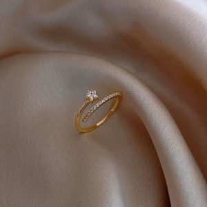 Bague Fleur Fashion Vintage (Laiton)