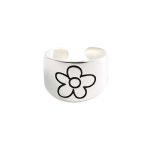 bague Fleur Marguerite Cartoon (Acier)