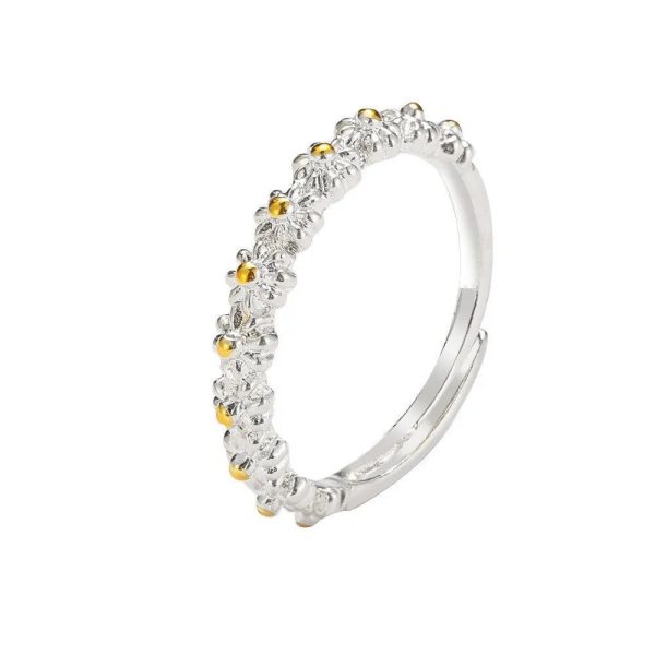 Bague Fleur Marguerite (Zinc)