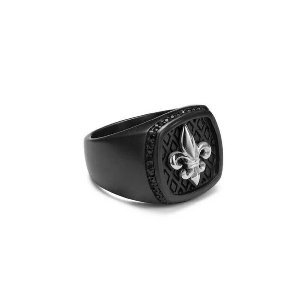 Bague Fleur Royal Argent (Acier)