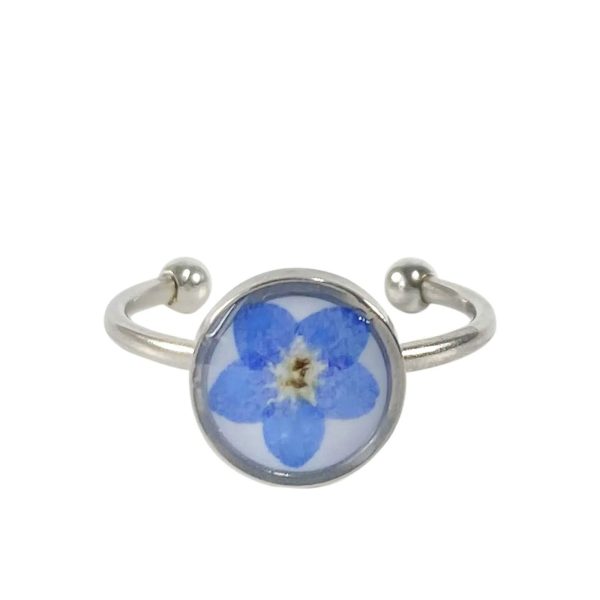 Bague Fleur Vintage (Zinc)