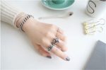 bague fleur de lys élégante