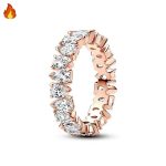 bague fleur délicate nacre