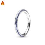 bague nacre style floral