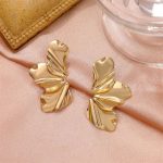bijoux en acier inoxydable fleur