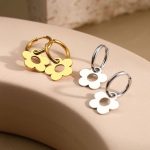 boucle d'oreille tendance anneau