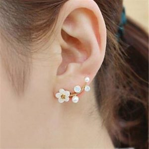 Boucles D'Oreilles Fleuries Minimaliste