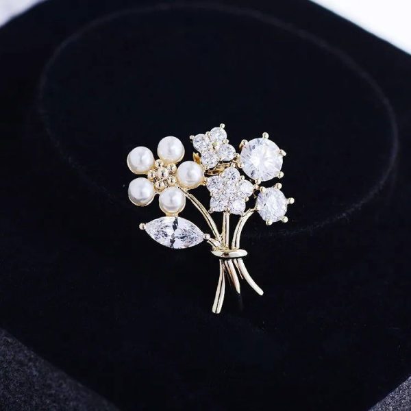 Broche Fleur Bouquet Classe
