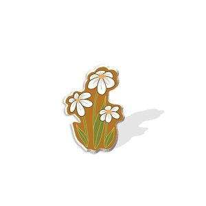 Broche Fleur Cartoon