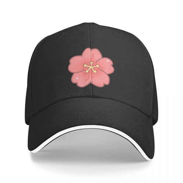 casquette fleur d'oranger noir