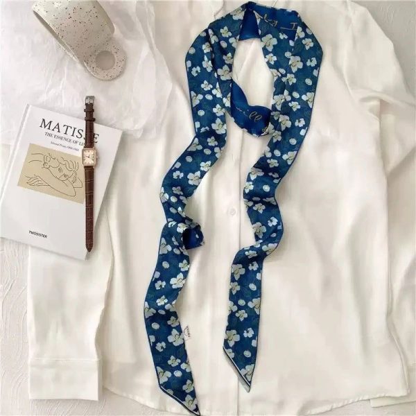 Ceinture Fleur Bleu Fashion