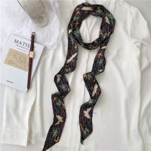 Ceinture Fleur Robe Noir