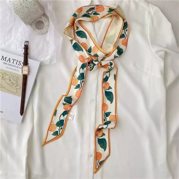 ceinture fleur robe pêche