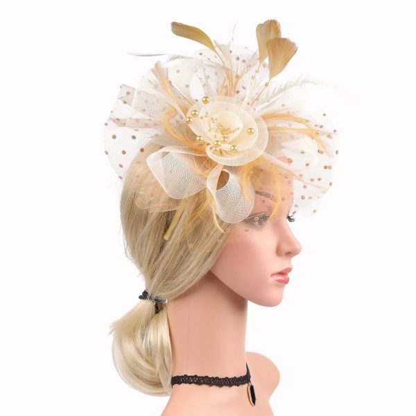 Chapeau Fleurie Fascinateur Ivoire