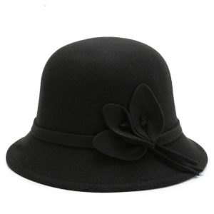 Chapeau Fleurie Noir