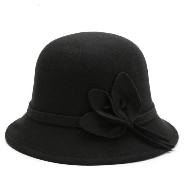 Chapeau Fleurie Noir
