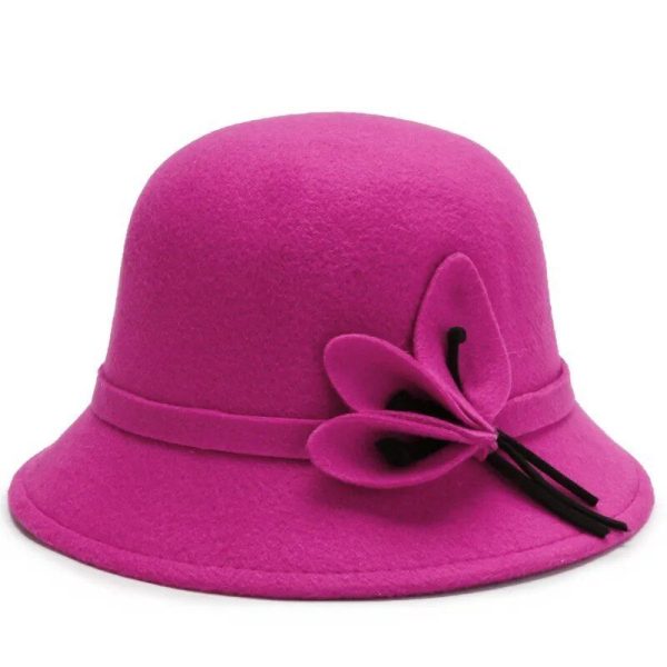 Chapeau Fleurie Rose