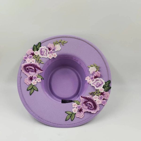 Chapeau Fleurie Violet