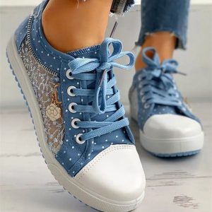 Chaussure Fleurie Femme