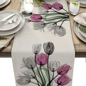 Chemin De Table Fleur Moderne