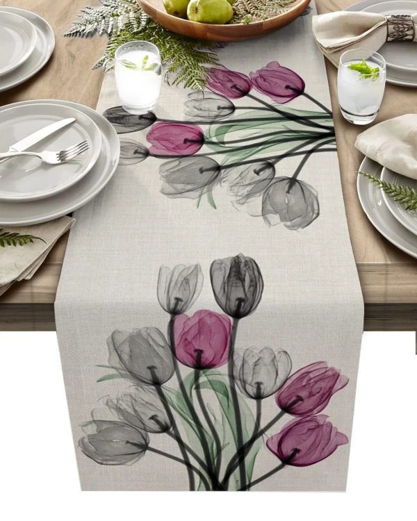 Chemin De Table Fleur Moderne