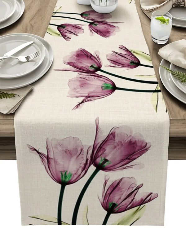 Chemin De Table Fleur Réaliste