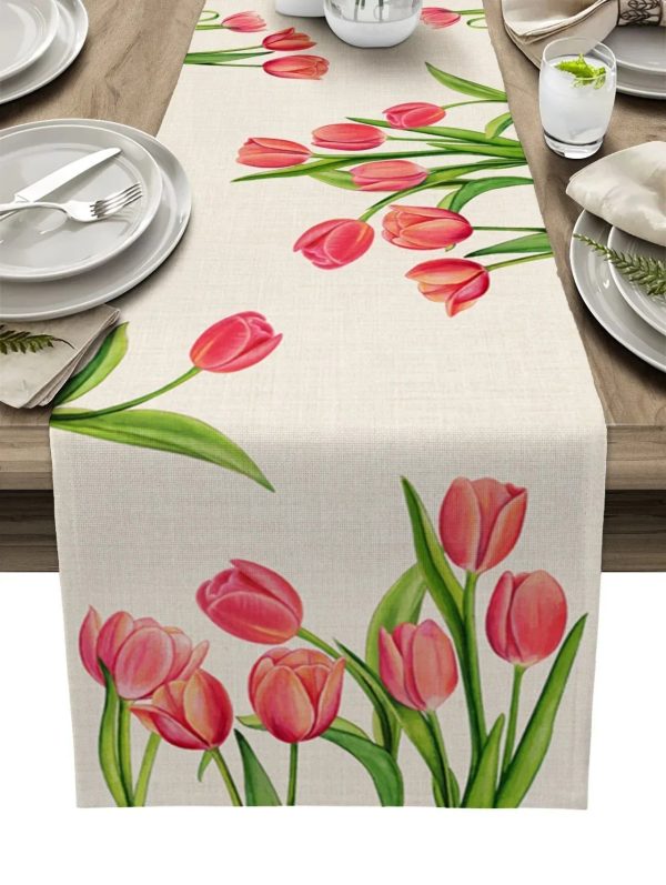Chemin De Table Fleur Tulipe