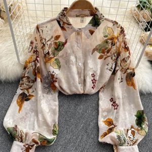 Chemise A Fleur Femme