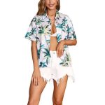Chemise A Fleur Hawaï Femme
