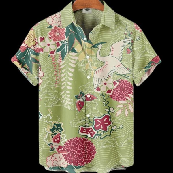 Chemise A Fleur Homme Cigogne