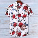 Chemise A Fleur Homme Design Simple Mélange Floral