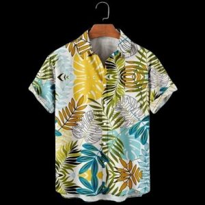 Chemise A Fleur Homme Design Simple Paradisiaque