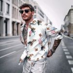 Chemise a Fleur Homme Fashion Classe