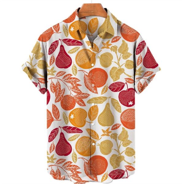 Chemise A fleur Homme Fashion Fruit