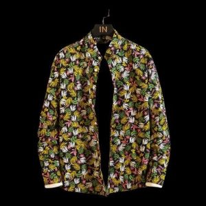 Chemise a Fleur Homme Feuillage