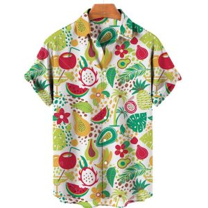 Chemise A Fleur Homme Fruit