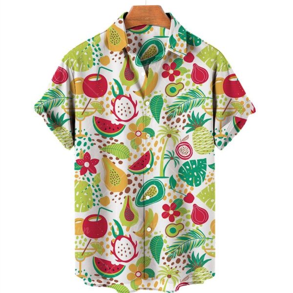 Chemise A Fleur Homme Fruit