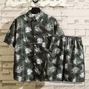 Chemise A Fleur Homme Imprimer Jungle
