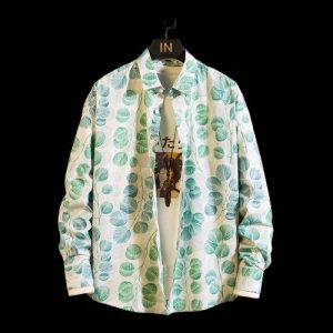 Chemise a Fleur Homme Tige