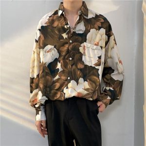 Chemise a Fleur Homme Tulipe Elégante